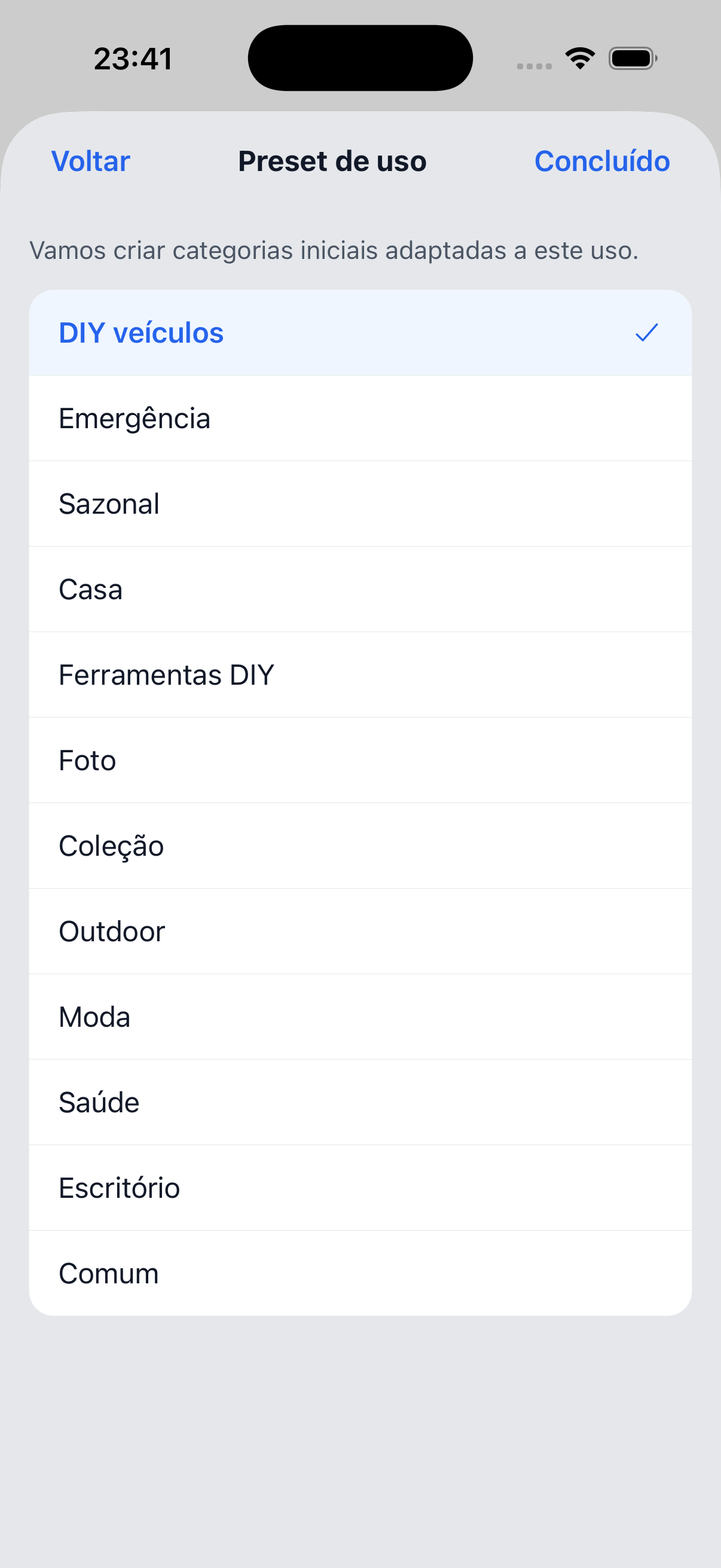 Modelos de uso do Stokki
